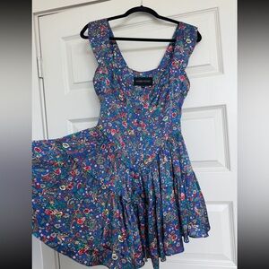 Vanessa Mooney Elisabeth Romper - Deep Paisley